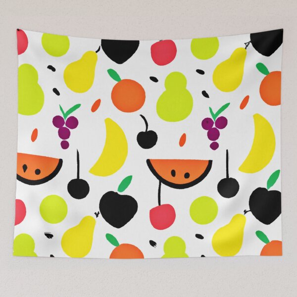 Item preview, Tropical Glow Neon Fruit Pattern designed and sold by Health And Fitness Posts e-Store.