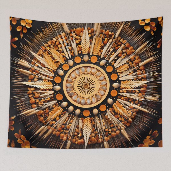 Item preview, “Trippy Harvest Hues” designed and sold by Art-Vortex-fr.