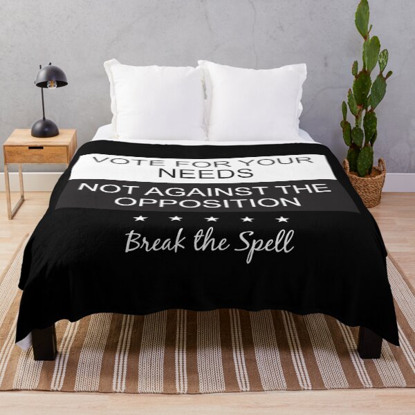 Item preview, Vote for your needs not against the opposition in white designed and sold by Politics-Corner.