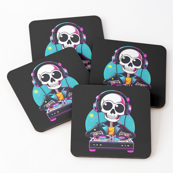Item preview, dj skeleton designed and sold by SketchysDESIGNS.