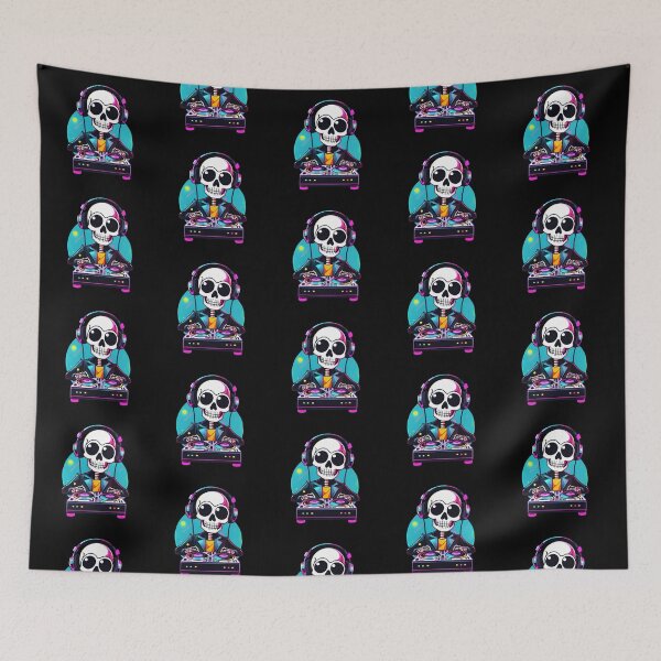 Item preview, dj skeleton designed and sold by SketchysDESIGNS.
