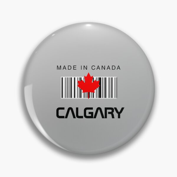 Item preview, Made in Calgary Alberta Canada Bar Code Maple Leaf designed and sold by catchyology.