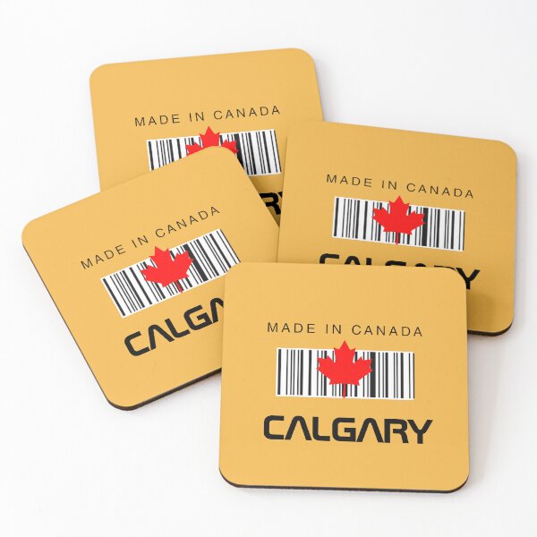 Item preview, Made in Calgary Alberta Canada Bar Code Maple Leaf designed and sold by catchyology.