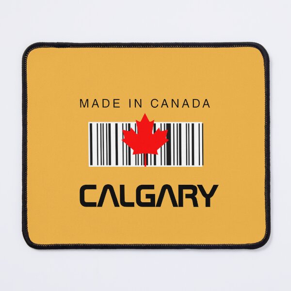 Item preview, Made in Calgary Alberta Canada Bar Code Maple Leaf designed and sold by catchyology.