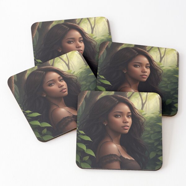 Item preview, Tranquil Woods and Ebony Grace designed and sold by AICreativeArts.