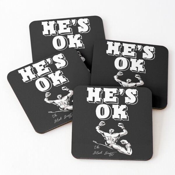 Item preview, He's Ok, Derrick Lewis V-Neck designed and sold by ElfriedeShannon.
