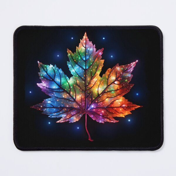 Item preview, Fall Autumn Northern Light Aurora Borealis Maple Leaf Tree designed and sold by NLTees.