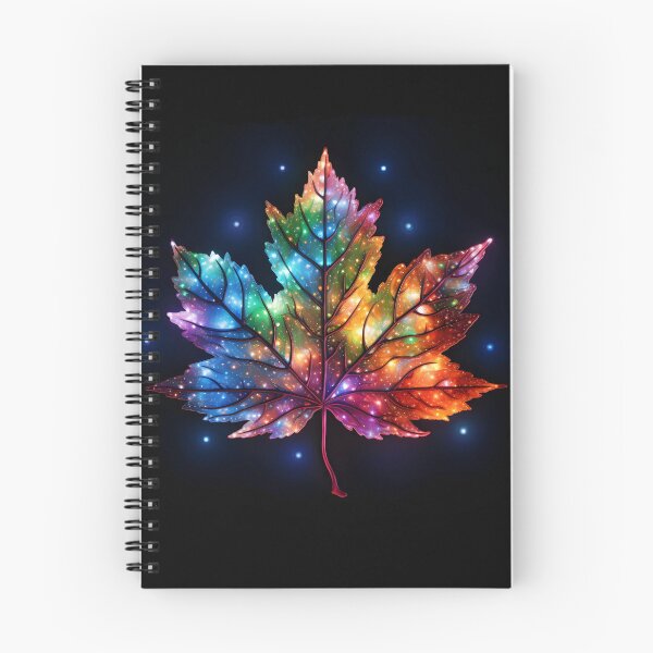 Item preview, Fall Autumn Northern Light Aurora Borealis Maple Leaf Tree designed and sold by NLTees.