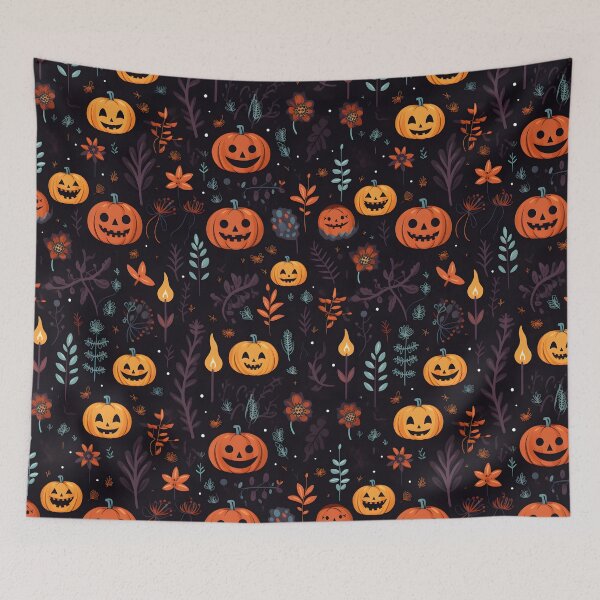 Item preview, Halloween Pattern: Pumpkins! designed and sold by Rivanes.