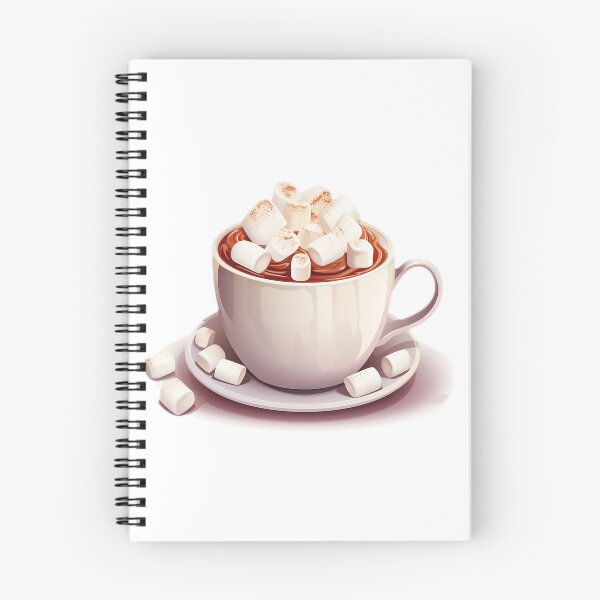 Item preview,  hot chocolate topped with playful marshmallows designed and sold by MOA-trends.