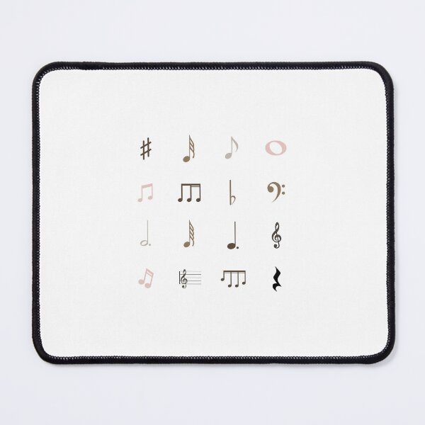 Item preview, 16 music notes pack - brown & pink version designed and sold by Athenasgirl.