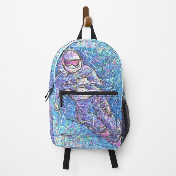 Item preview, Snowboarder en la montaña designed and sold by Kitslam Art.
