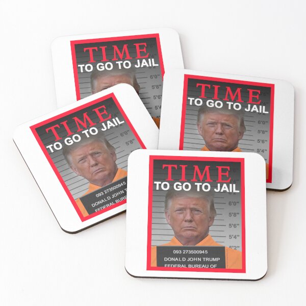 Item preview, Time to go to jail 2023 Donald Trump Mug Shot designed and sold by GENEVA1125.
