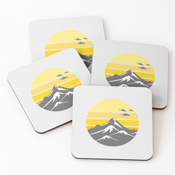 Item preview, UFO above moutains designed and sold by Art Happens.