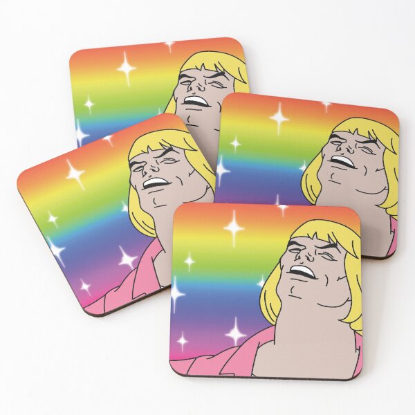 Item preview, He-Man Happy Reaction Meme designed and sold by Madwerkz.