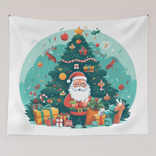 Item preview, Santa Claus under the tree designed and sold by MOA-trends.