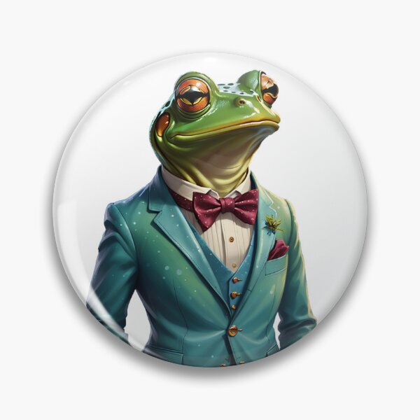 Item preview, The dapper gentlemen frog with suit and bowtie designed and sold by Gilby-Designs.