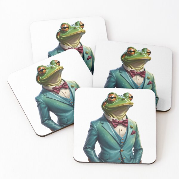 Item preview, The dapper gentlemen frog with suit and bowtie designed and sold by Gilby-Designs.