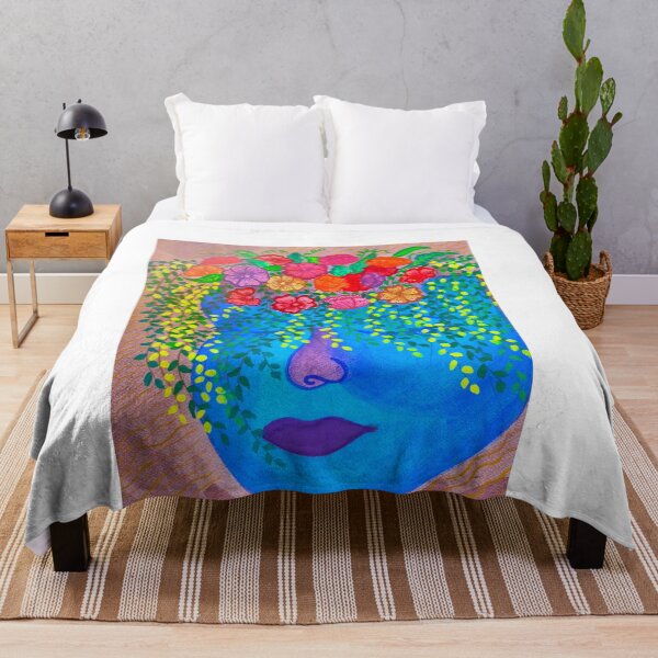 Item preview, Floral Cascade of Emotions - MODERN ART designed and sold by yellow4coalarts.