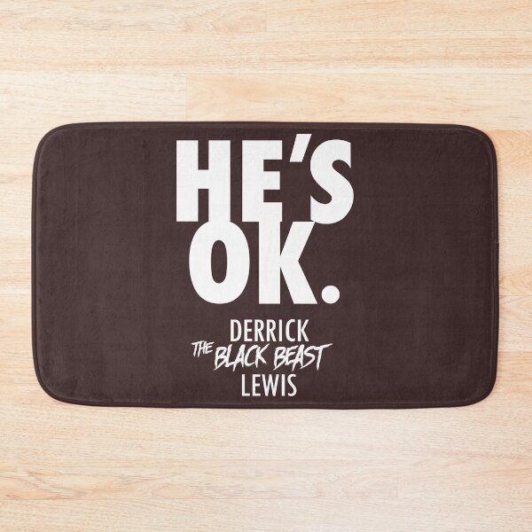 Item preview, Derrick Lewis He's OK Black Beast designed and sold by BetteHendricks.