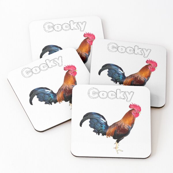 Item preview, Cocky, Rooster, Chicken, Red Rooster, Cock-a-doodle-doo designed and sold by BubbaCommerce.