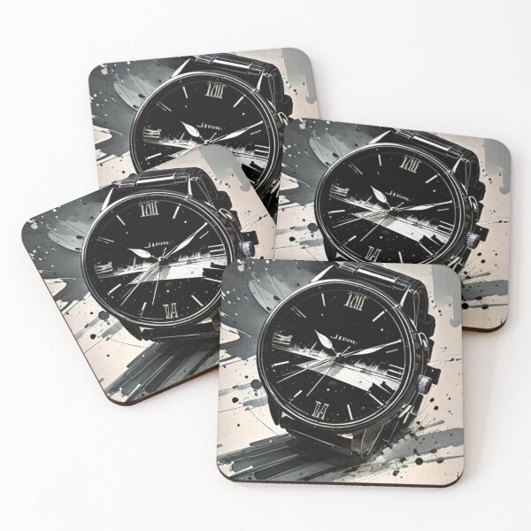Item preview, black and white clock designed and sold by norachiang.