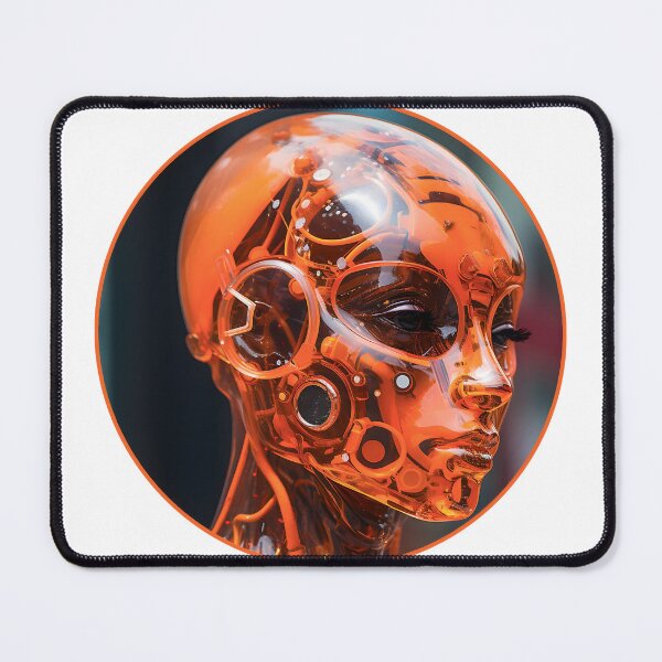 Item preview, Orange Humanoid Robot - Great Gift For Android Robot Lovers designed and sold by AlanPhotoArt.