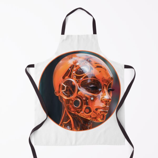 Item preview, Orange Humanoid Robot - Great Gift For Android Robot Lovers designed and sold by AlanPhotoArt.
