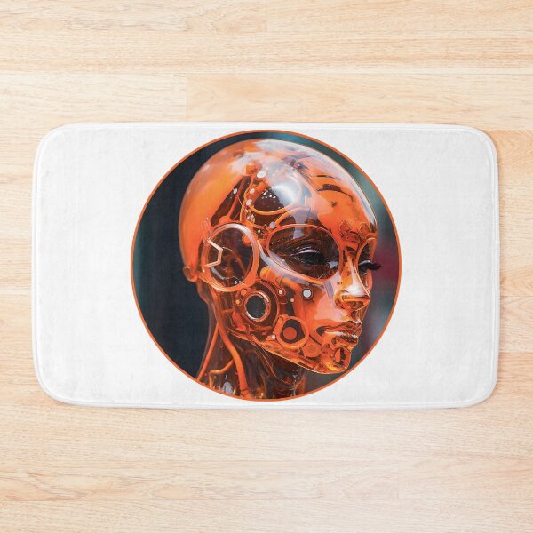 Item preview, Orange Humanoid Robot - Great Gift For Android Robot Lovers designed and sold by AlanPhotoArt.