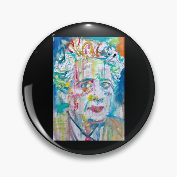 Item preview, HANNAH ARENDT watercolor portrait .2 designed and sold by EdwardSeaton.