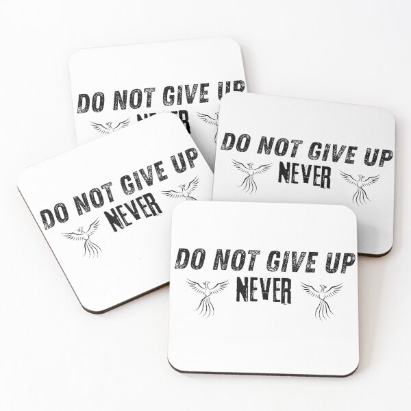 Item preview, Never give up designed and sold by Javidesigner19.
