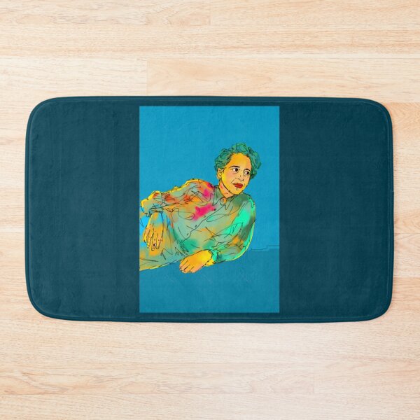 Item preview, Hannah Arendt abstract painting pose Blue designed and sold by EdwardSeaton.