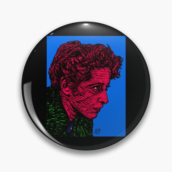 Item preview, HANNAH ARENDT ink and acrylic portrait .1 designed and sold by EdwardSeaton.
