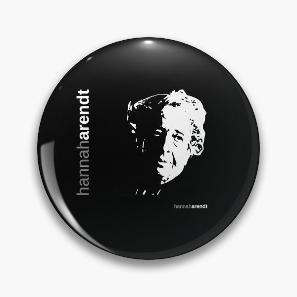 Item preview, Hannah Arendt typographic poster (indigo) designed and sold by EdwardSeaton.
