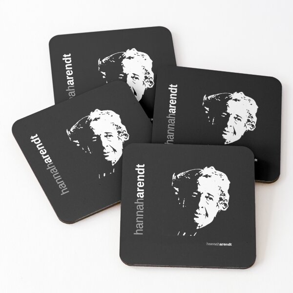 Item preview, Hannah Arendt typographic poster (indigo) designed and sold by EdwardSeaton.