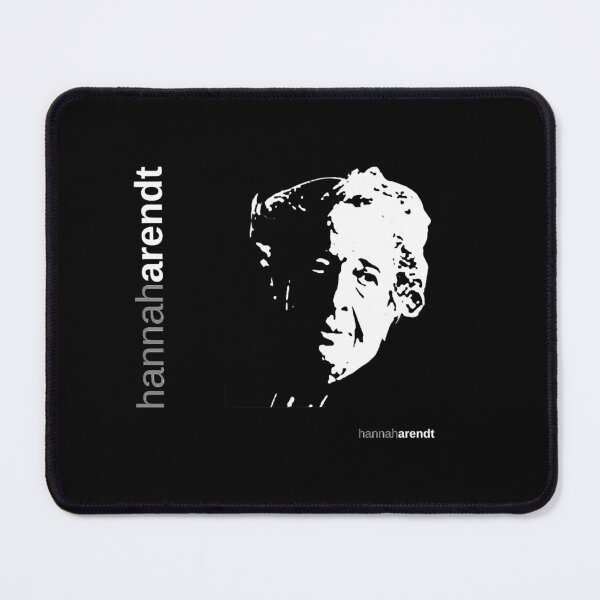 Item preview, Hannah Arendt typographic poster (indigo) designed and sold by EdwardSeaton.