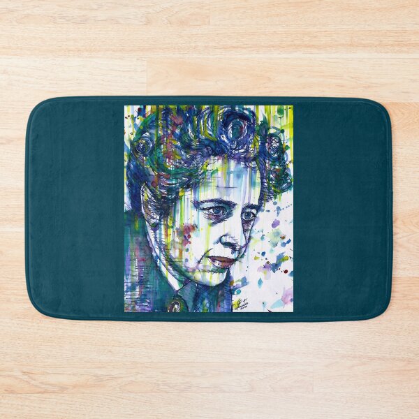 Item preview, HANNAH ARENDT watercolor and ink portrait designed and sold by EdwardSeaton.