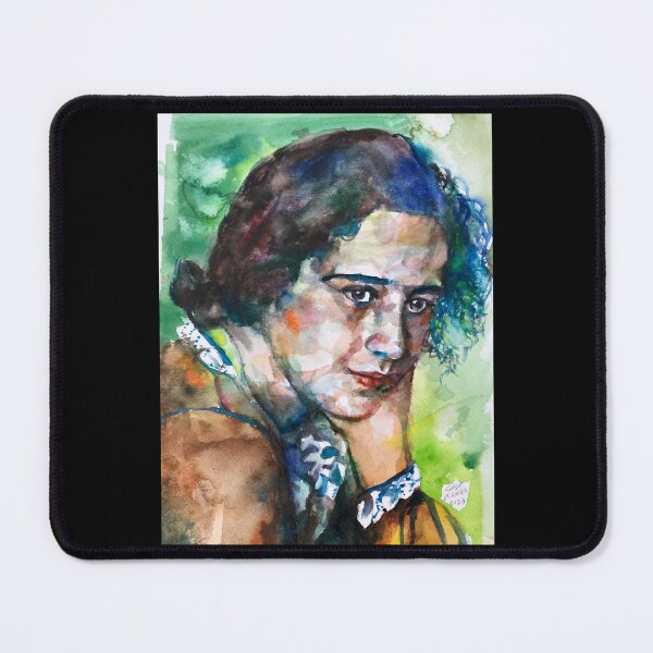 Item preview, HANNAH ARENDT watercolor portrait .3 designed and sold by EdwardSeaton.