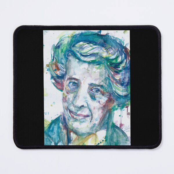 Item preview, HANNAH ARENDT watercolor portrait designed and sold by EdwardSeaton.