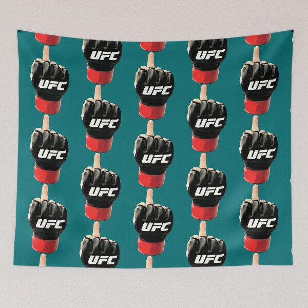 Item preview, UFC gloves Flipping off UFC Red Gloves UFC designed and sold by kbelikpa.