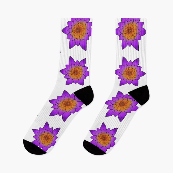 Item preview, Orange - Purple lotus flower  designed and sold by Soulshinecc.
