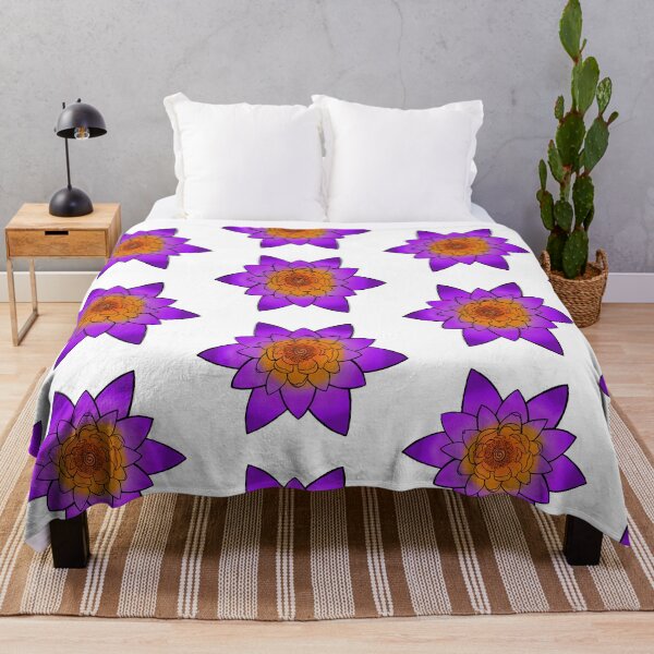 Item preview, Orange - Purple lotus flower designed and sold by Soulshinecc.