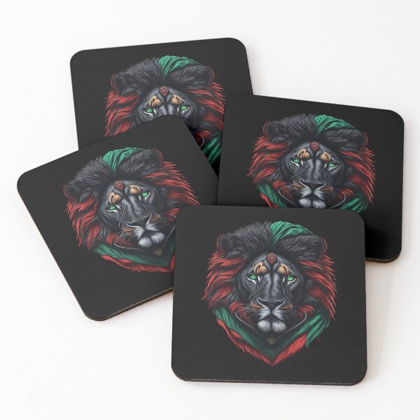 Item preview, AFGHAN COLOURFUL LION DESIGN - PROUD TO BE AFGHAN designed and sold by KabulPrints.