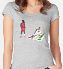 Twister Staredown 1 Women's Fitted Scoop T-Shirt