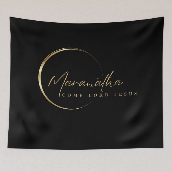 Item preview, Maranatha Come Lord Jesus Gold Letters designed and sold by Neeshki.