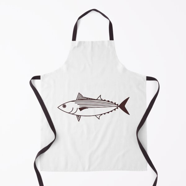 Item preview, Cute Bonito Fish in Maroon Brown and White designed and sold by fruttidimare.