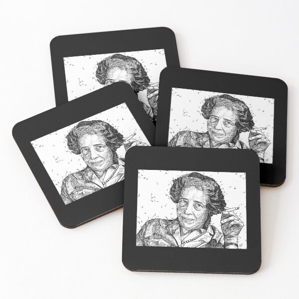 Item preview, HANNAH ARENDT ink portrait .1 designed and sold by BobbyHibbard.