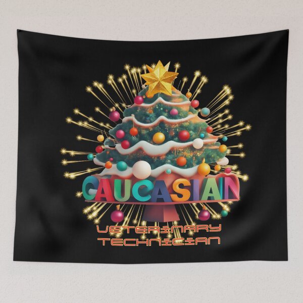 Item preview, CAUCASIAN VETERINARY TECHNICIAN , MOM, DAD, GIFT, PYJAMAS designed and sold by carlos crane.