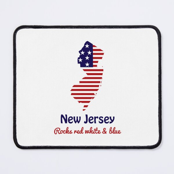 Item preview, New Jersey Rocks Red White & Blue  designed and sold by raineOn.