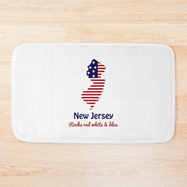 Item preview, New Jersey Rocks Red White & Blue  designed and sold by raineOn.